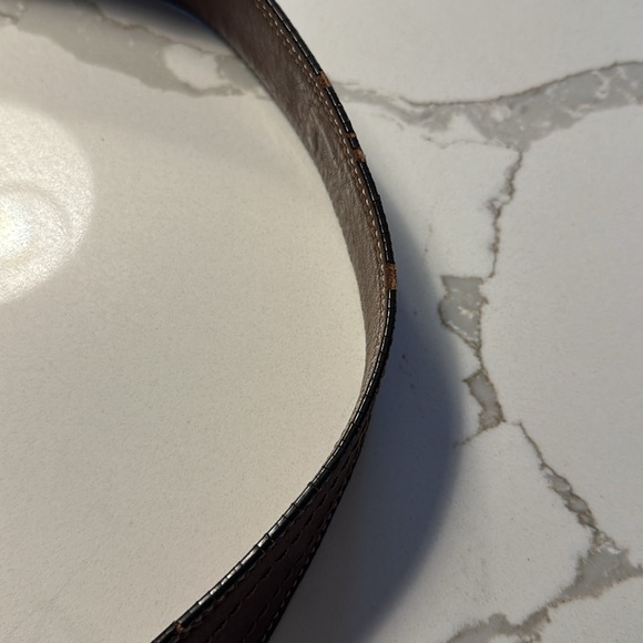 Genuine COACH Brown Leather Satchel Hobo Bag - Picture 5 of 5